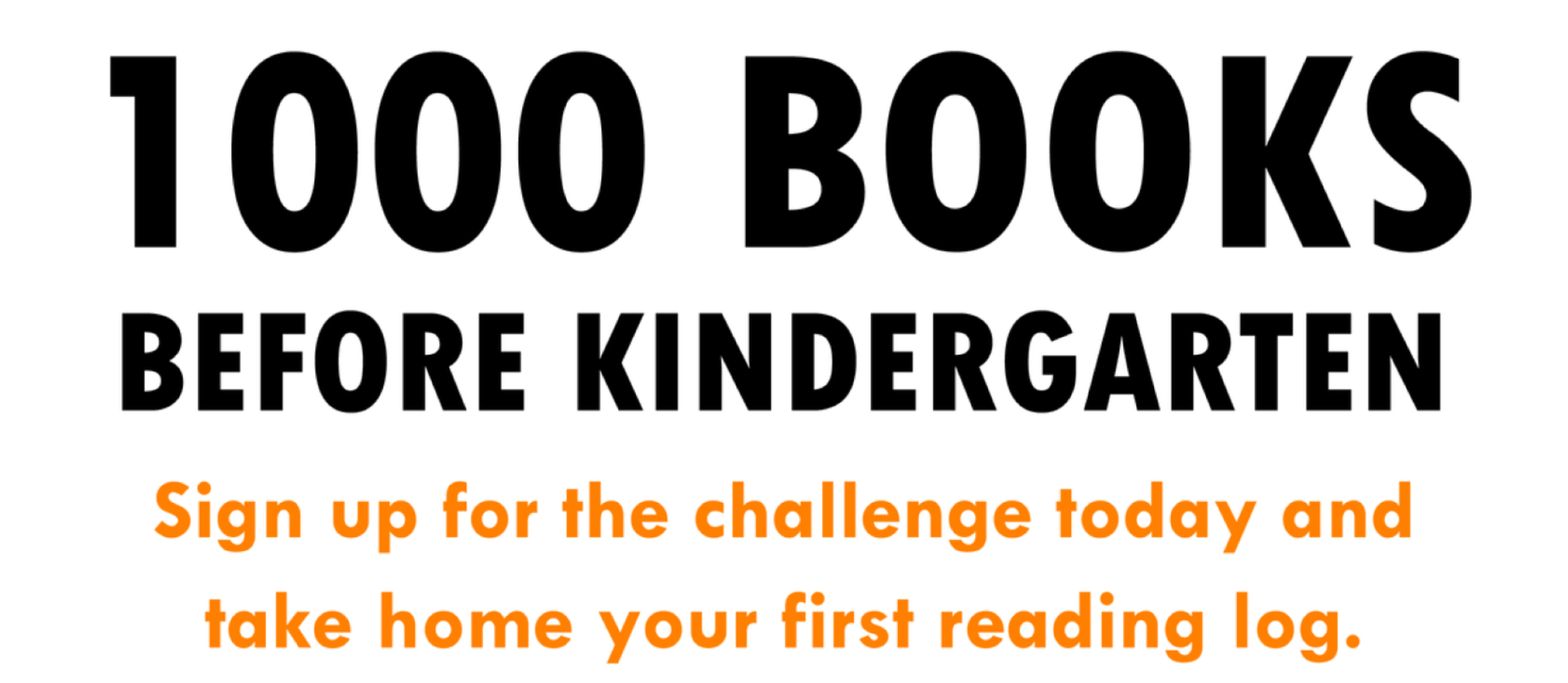 1000 Books Before Kindergarten