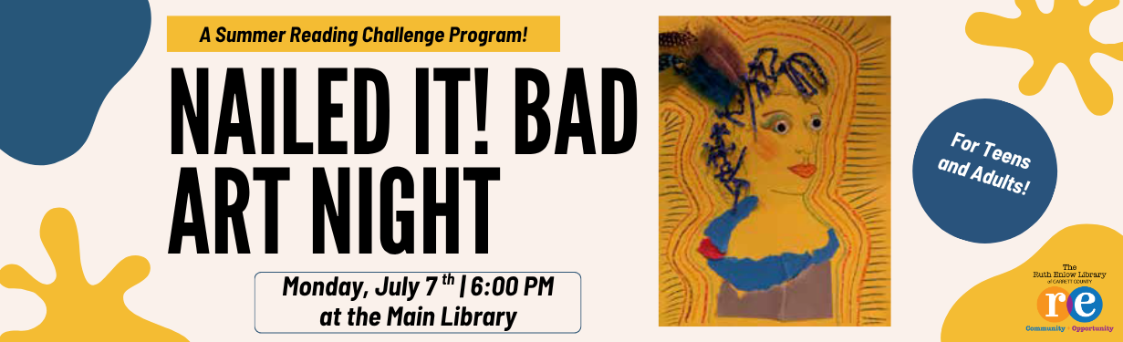 Nailed It! Bad Art Night banner