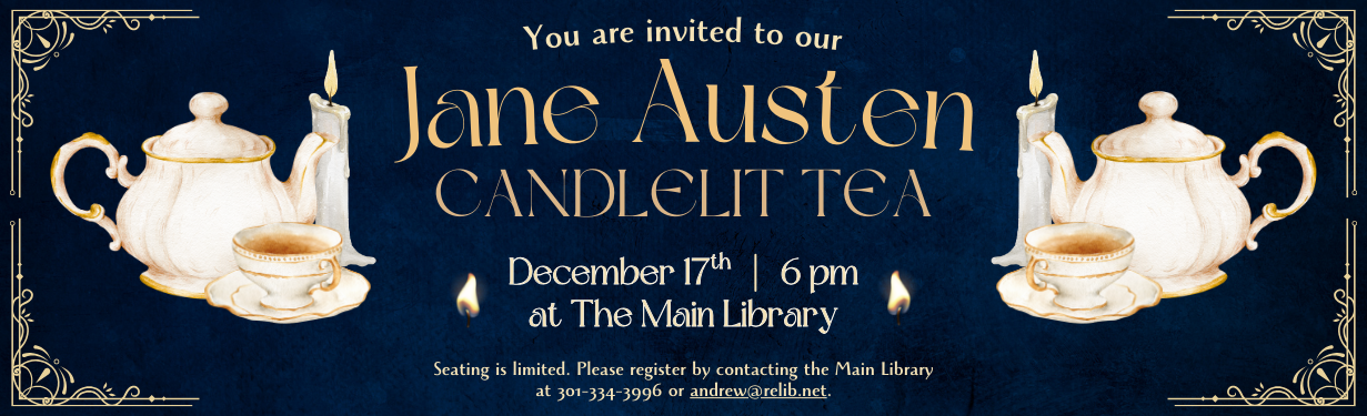 teapots, teacups, candles, candle flames, Jane Austen Candlelit Tea