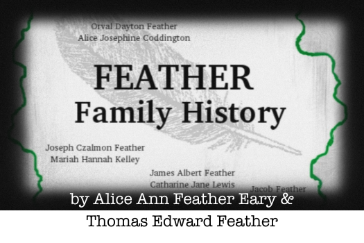 Image of Feather Family History book cover