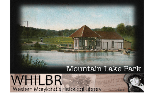 Whilbr logo with Mountain Lake Park image of boat house