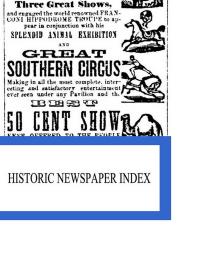 Historic Newspaper Index