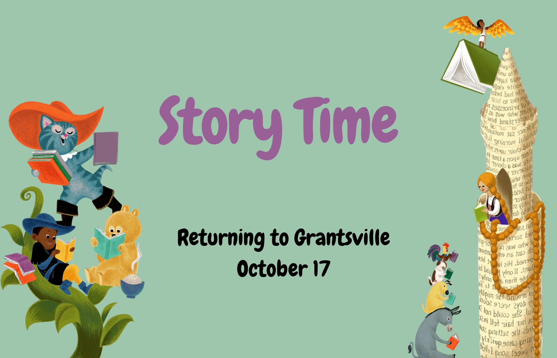 Grantsville Story Time Returns October 17th