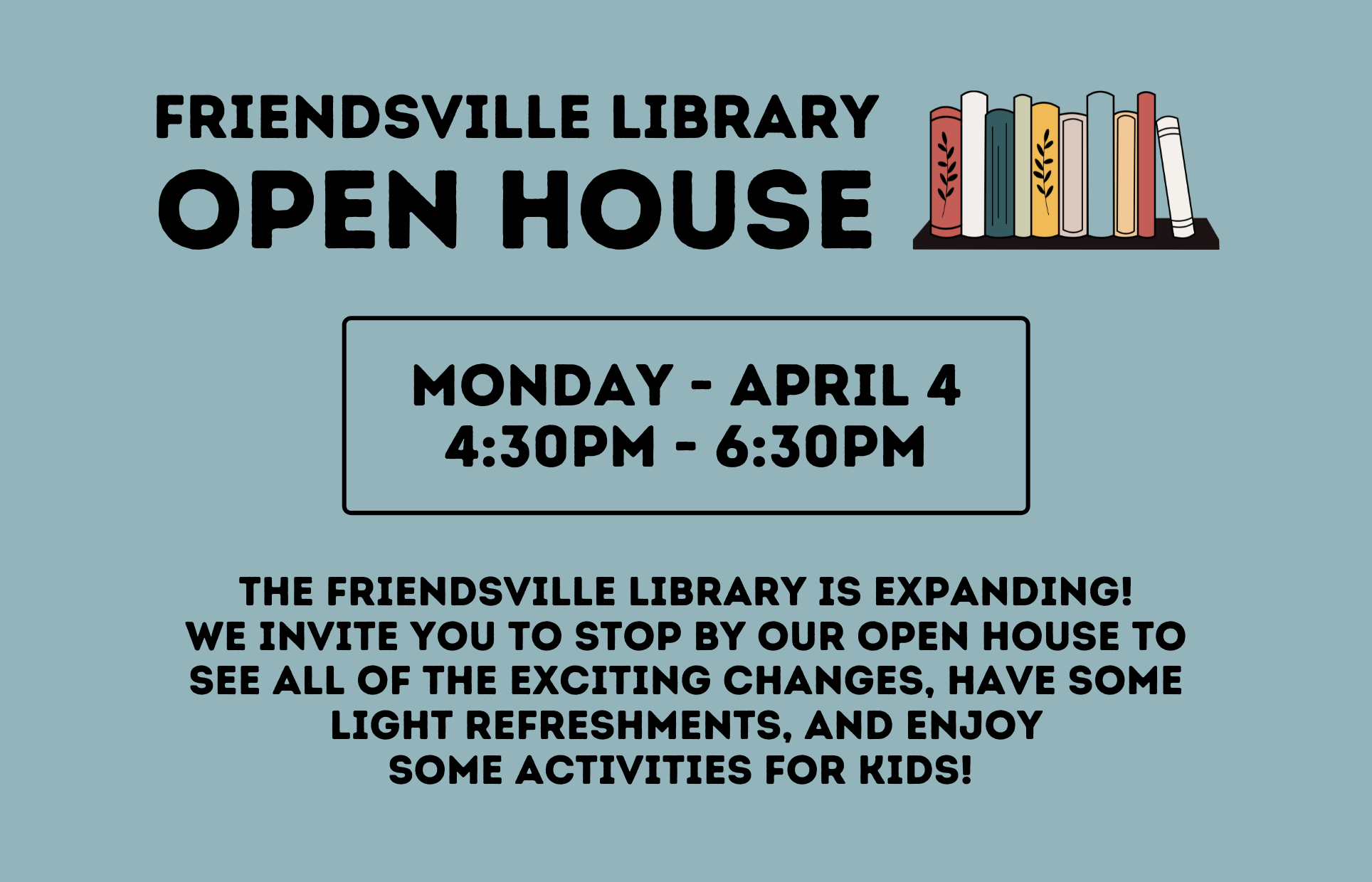 Friendsville Library Open House