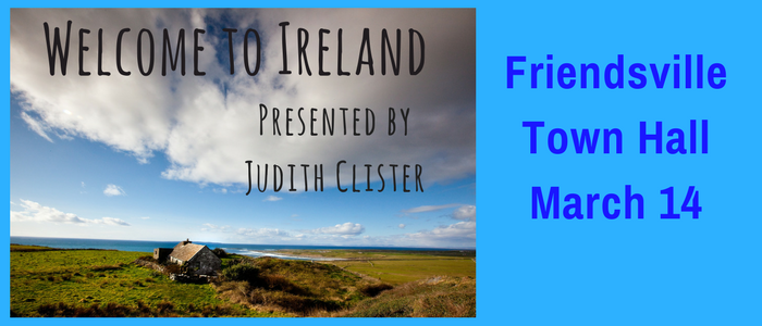 Welcome to Ireland, presented by Judith Clister slide