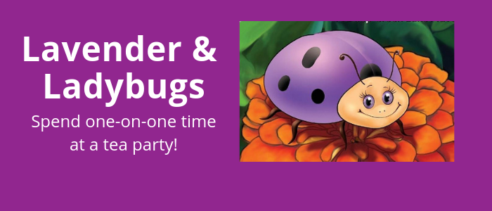 Purple ladybug cartoon