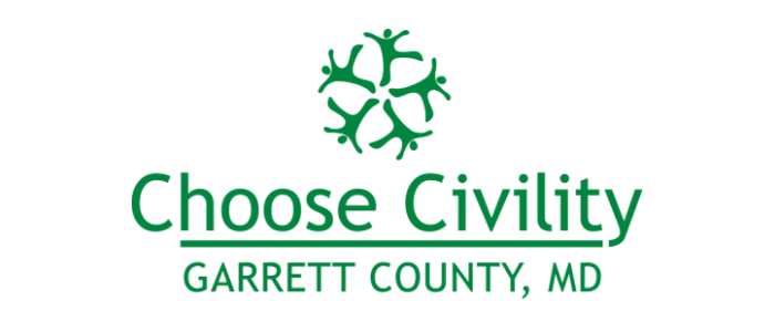 Choose Civility green swirl logo