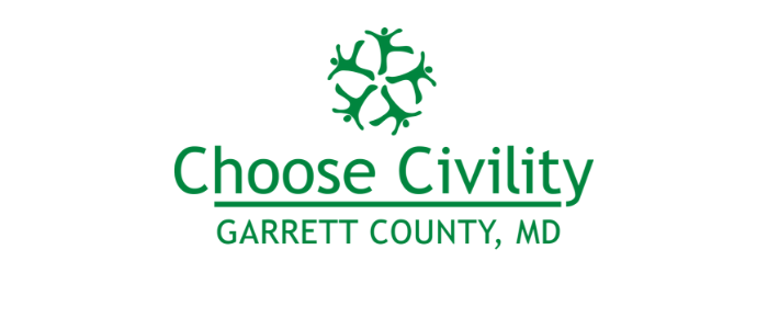 Choose Civility green swirl logo