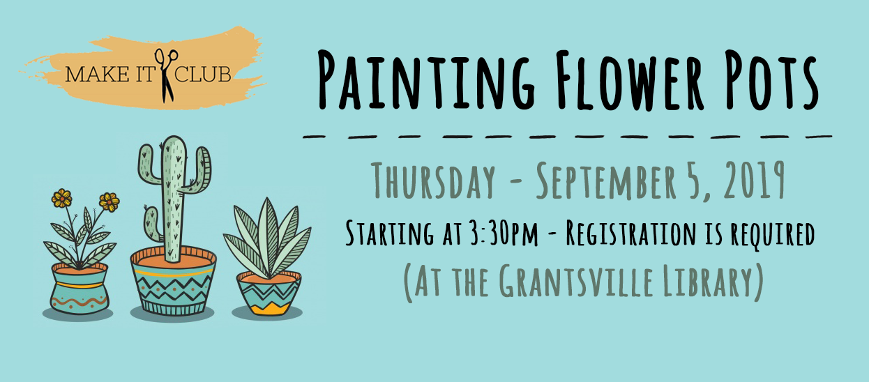 painting flower pots grantsville