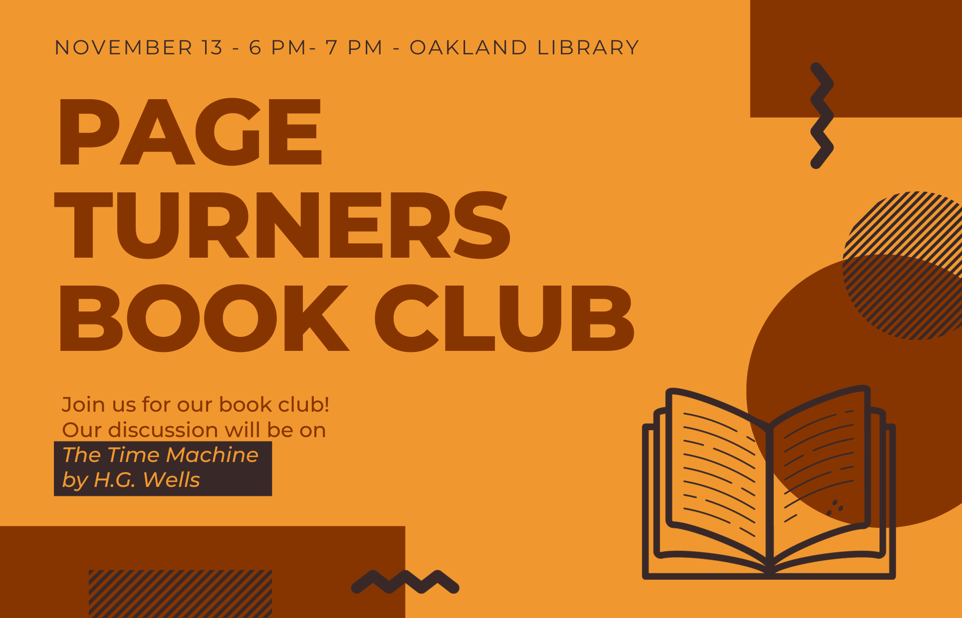 graphic shapes, open book