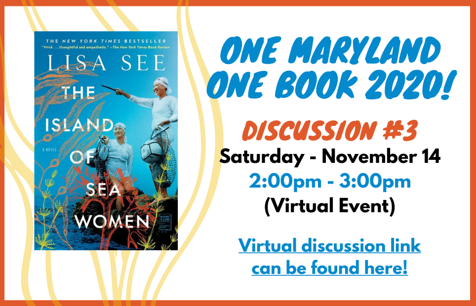 One Maryland One Book 2020 The Island of Sea Women