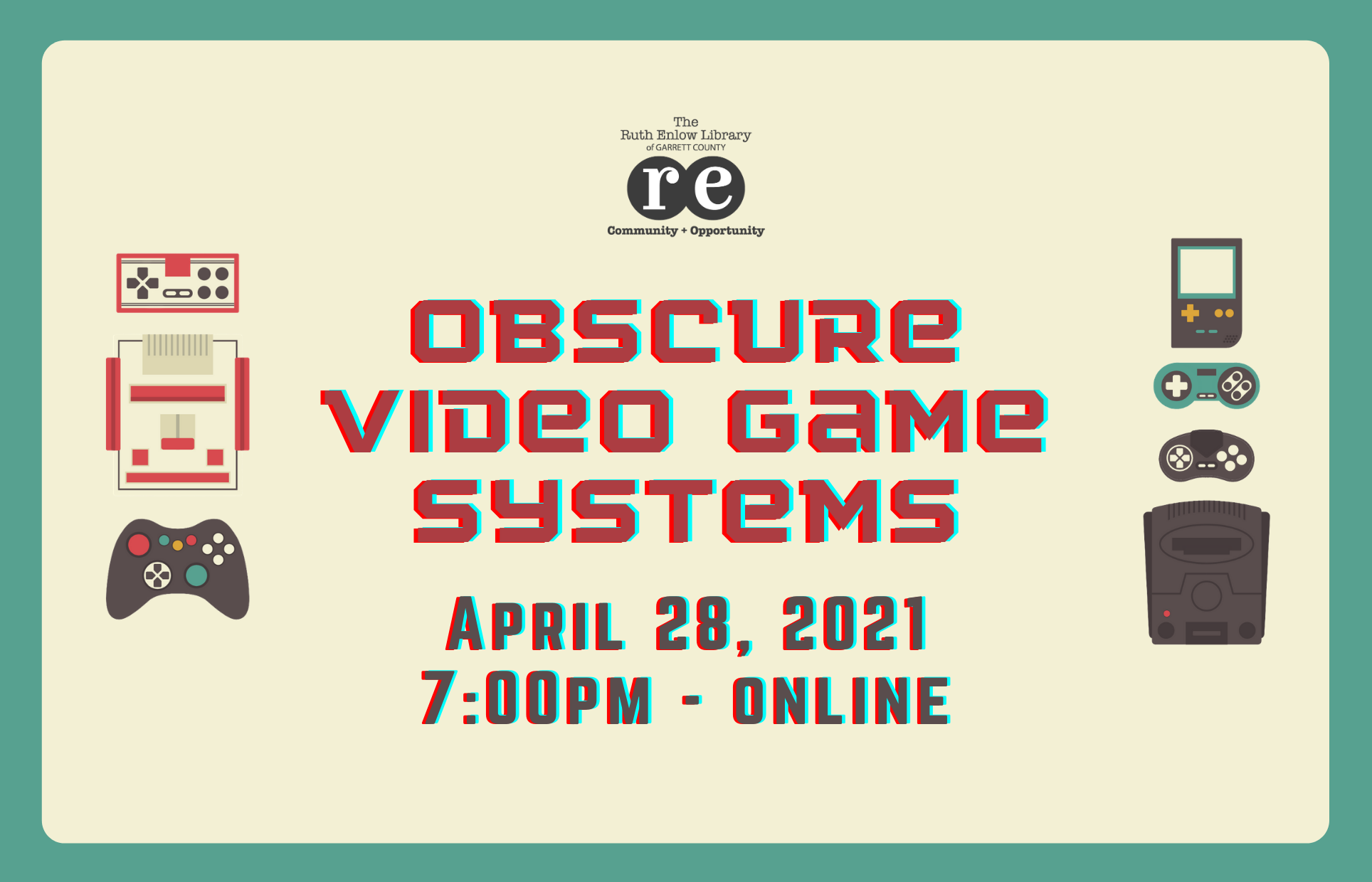 Obscure Video Game Systems Online Event