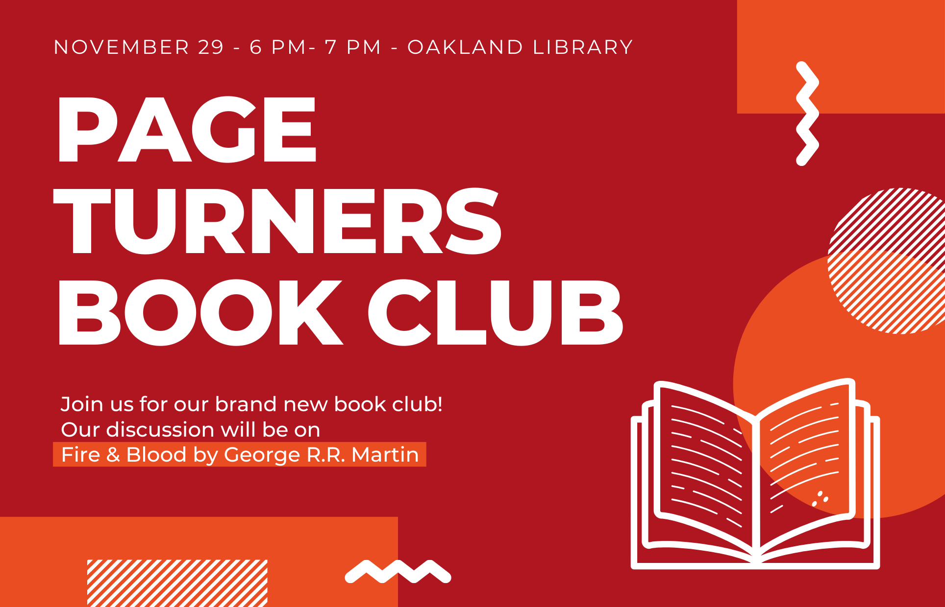 Page Turners Book Club Oakland
