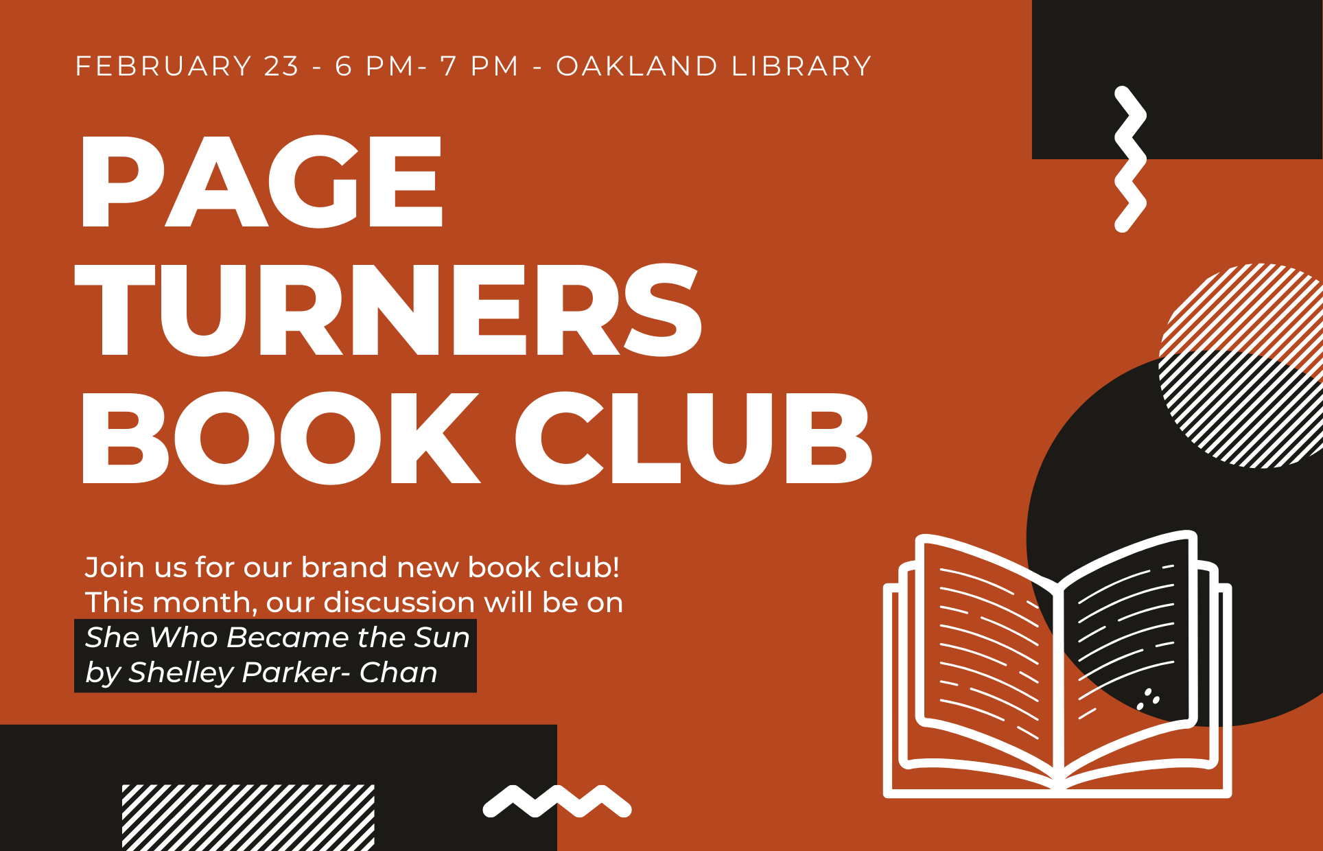 Page Turners Book Club February