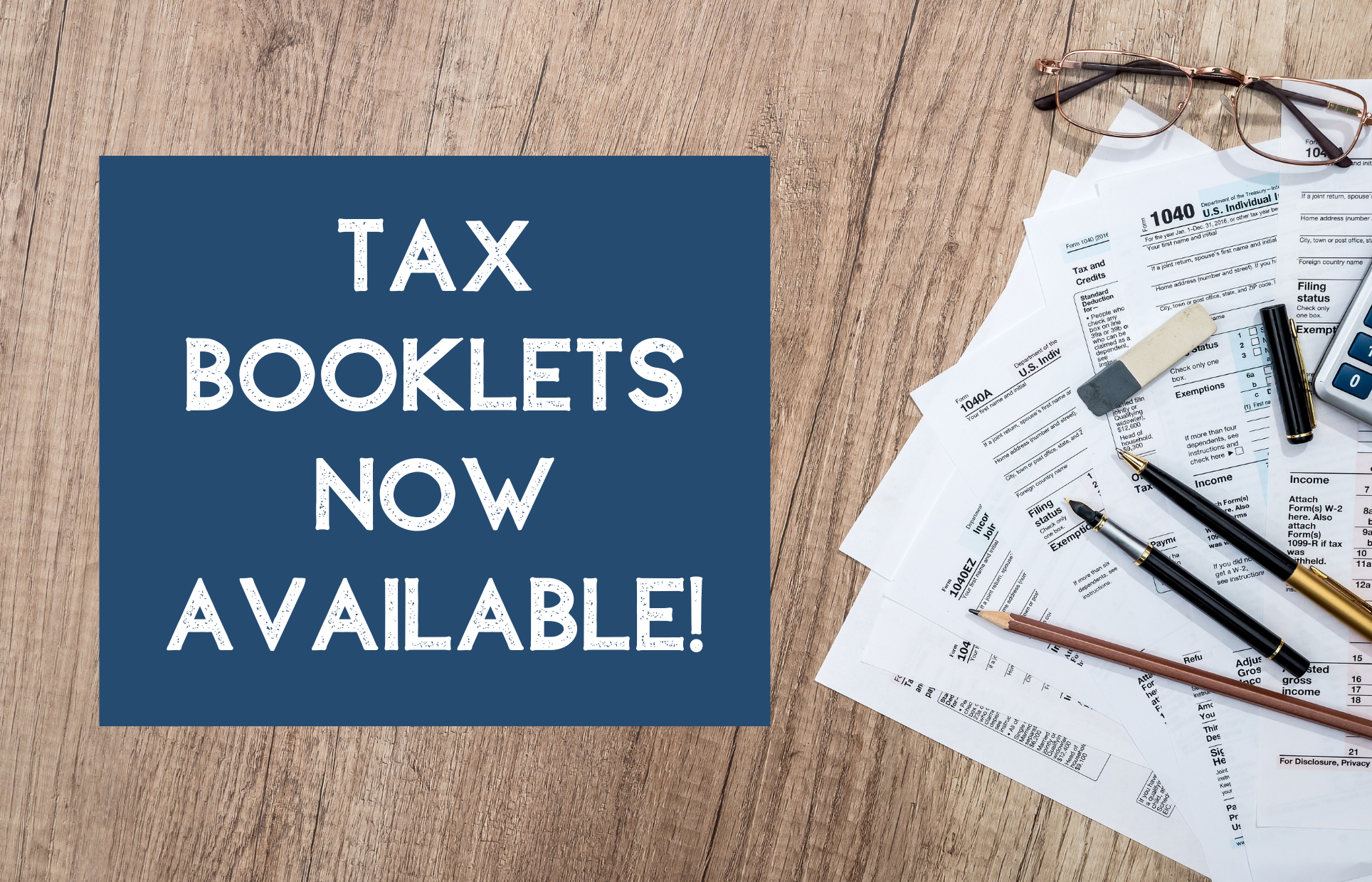 tax booklets available