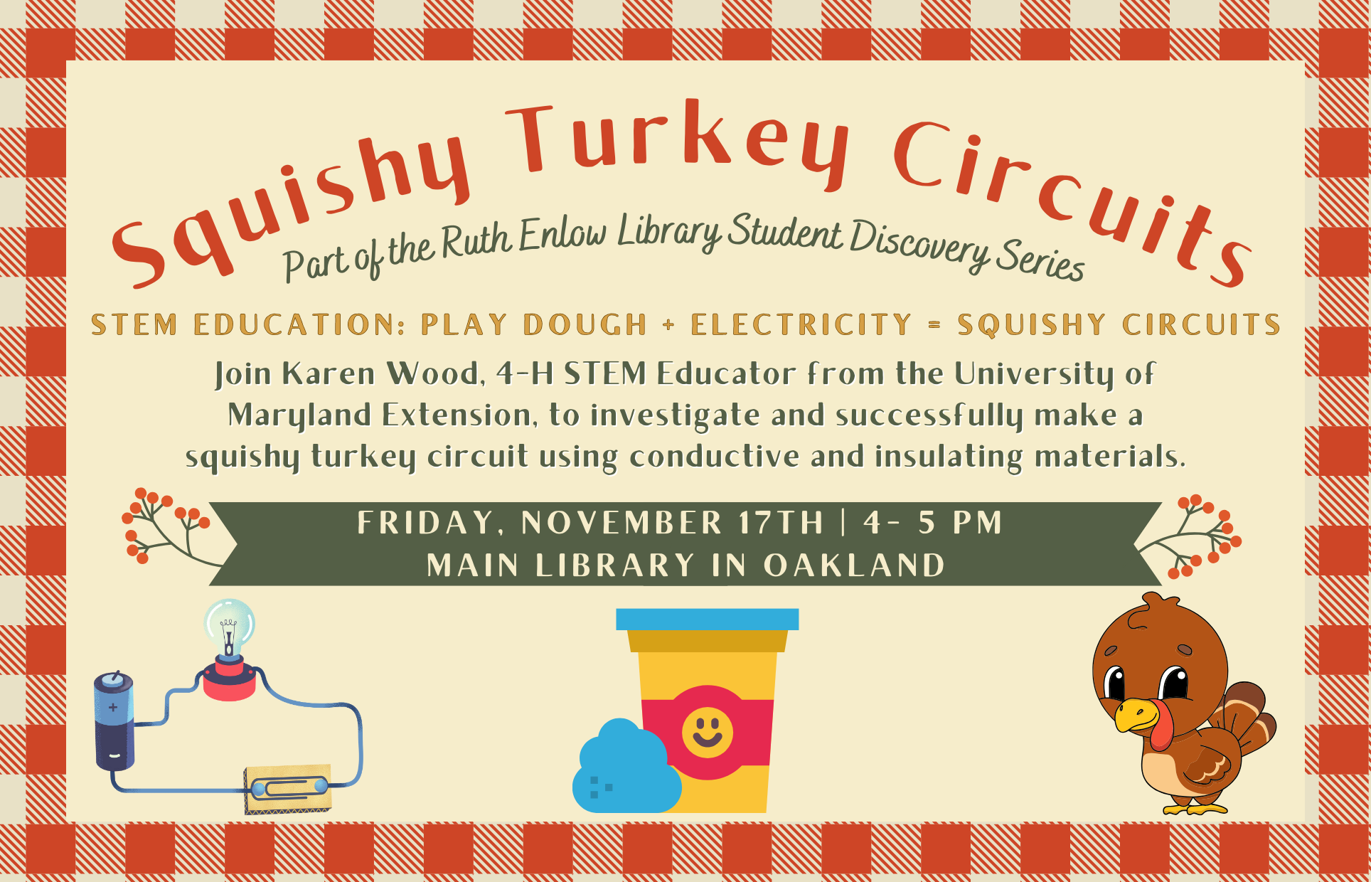 cartoon electricity circuit, cartoon turkey, cartoon play-doh
