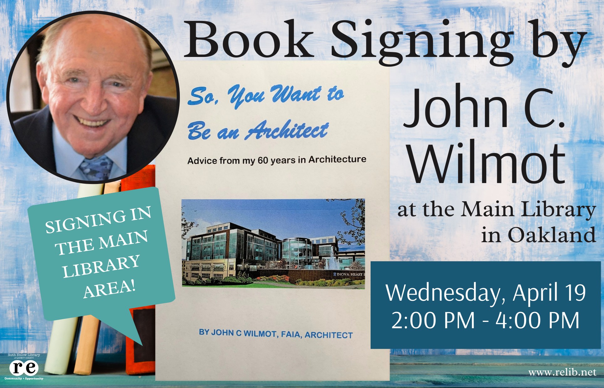 graphic of book, book cover, photo of man's head