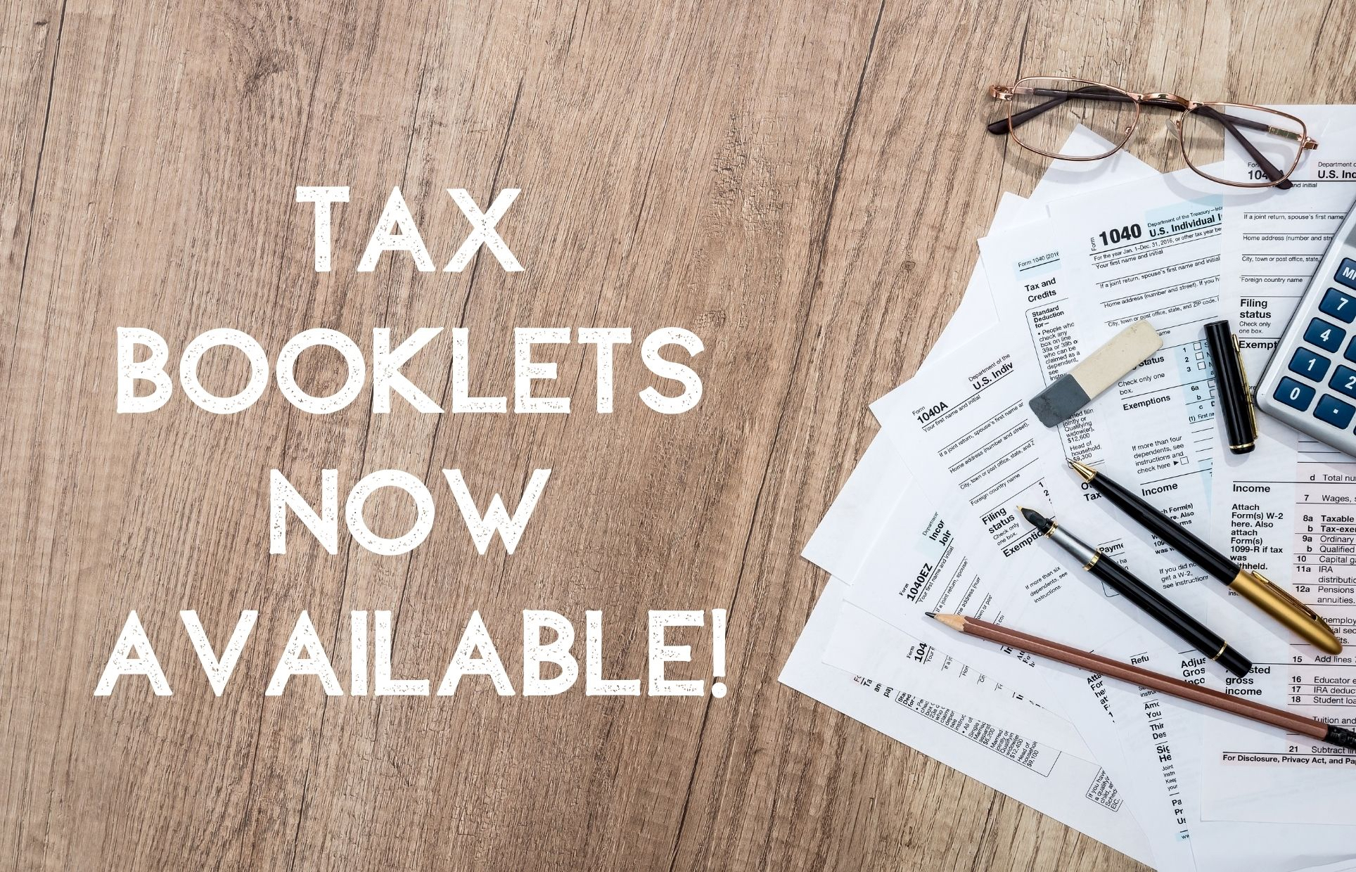 2021 Tax Booklets Available