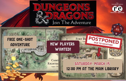 REL logo, dragon, castle, D20, D&D quest maps, coins
