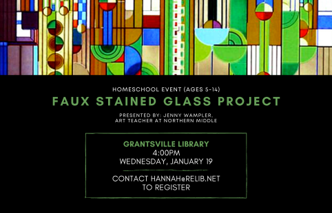 Homeschool Event - Faux Stained Glass Project
