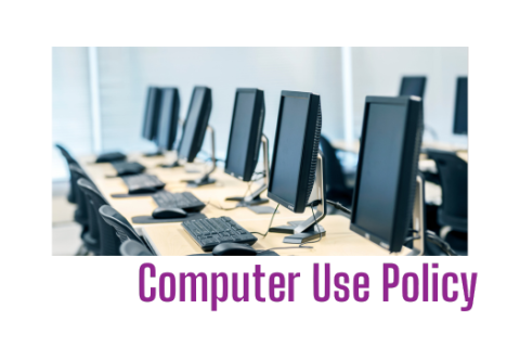 Computer Use Policy @ REL Computer screens displayed in computer lab
