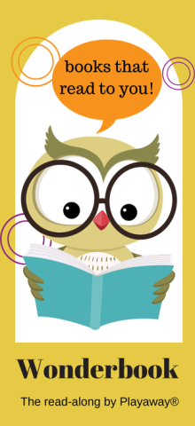 Owl reading a book wearing big glasses