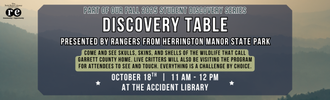 Student Disoovery Series: Discovery Table