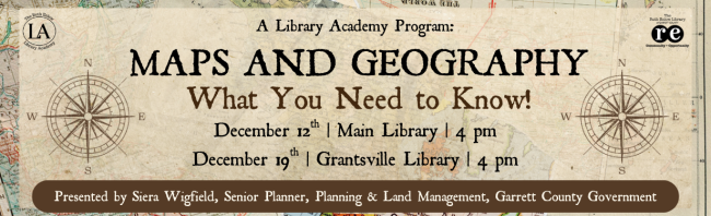 maps, compass, LA logo, REL logo