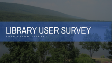 Ruth Enlow Library User Survey 